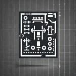 Fitness facility layout icon